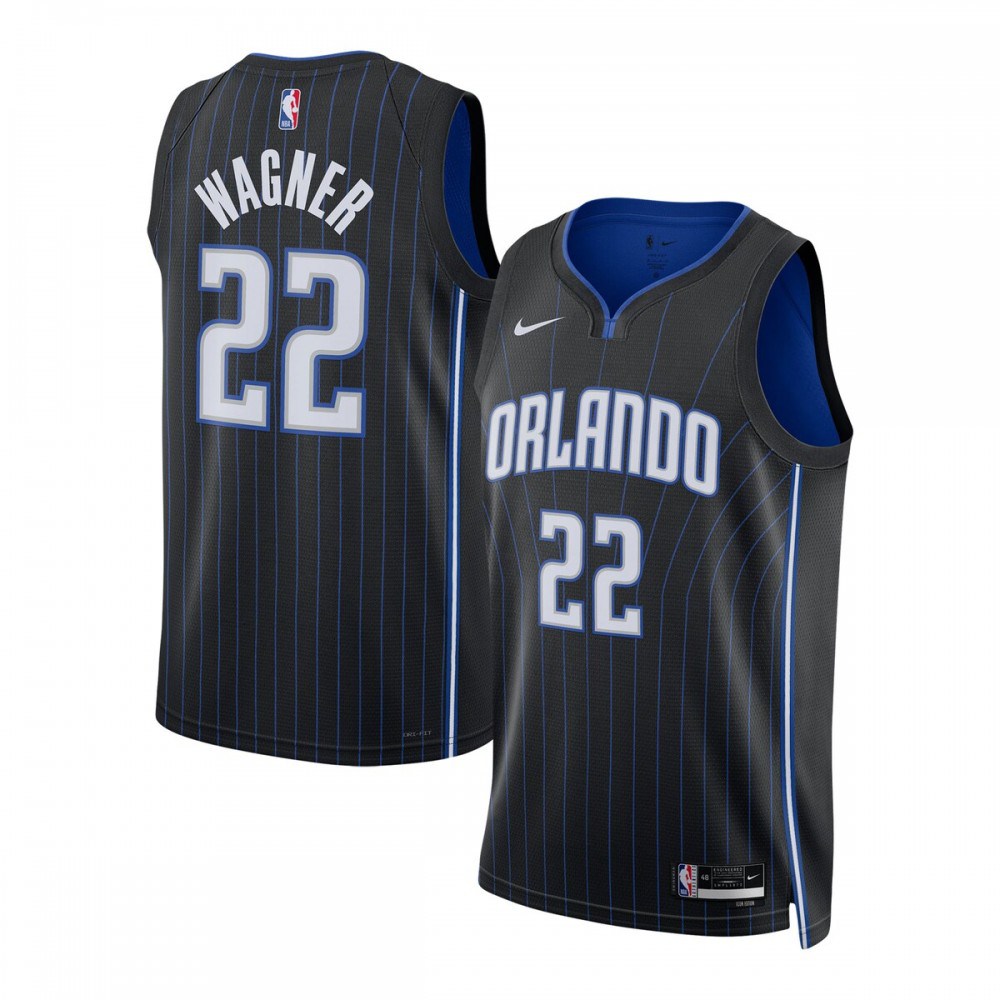 Franz Wagner Orlando Magic Unisex Swingman Jersey - Icon Edition - Black-Pro Kit Vault | Brand New 26/27 Sports Jerseys